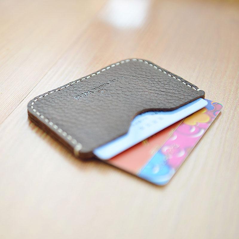 CUTE PERSONALIZED Women Card Holder Pouch HANDMADE LEATHER MONOGRAMMED GIFT CUSTOM Card Wallet Holder