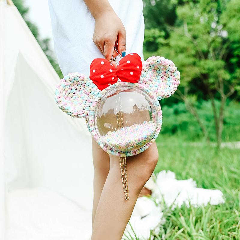 Crochet Minnie Mouse Crochet Bags Crochet Purse Minnie 