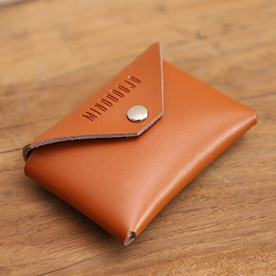 Cute Brown Leather Card Holder Women Coin Wallet Multi Card Wallets For Women