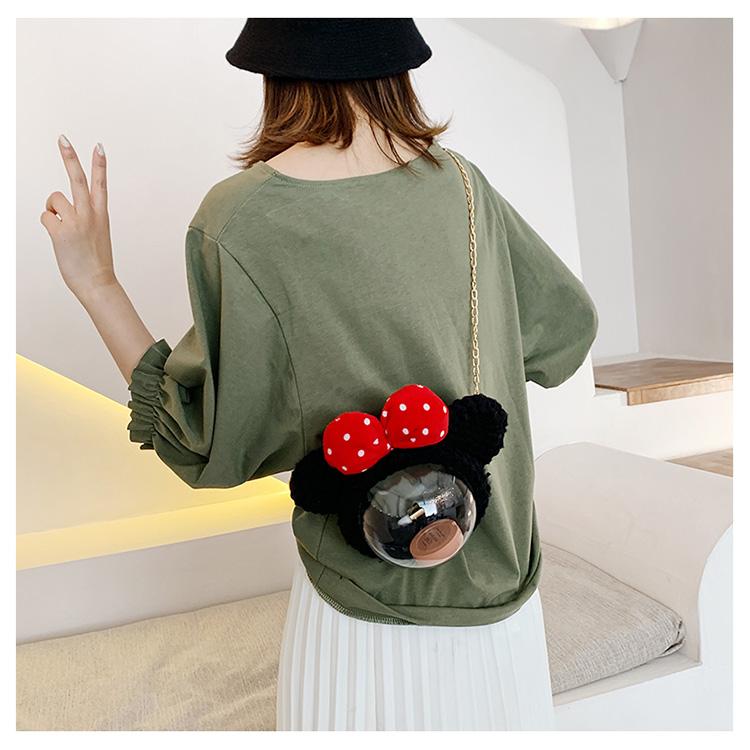 Cute Minnie Mouse Crochet Crossbody Purse Minnie Mouse Crochet Shoulder Bag for Girl Minnie Mouse Crochet Crossbody Purse