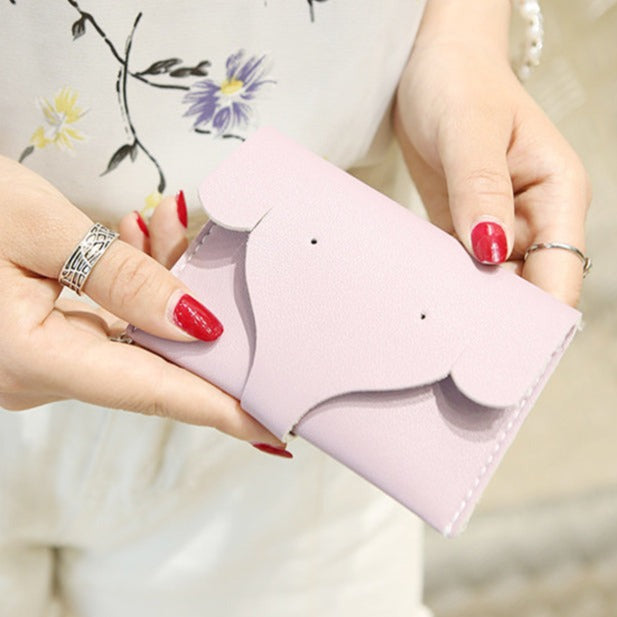 Leather Pattern Leather Card Holder Pattern Elephant Card Wallet Leather Craft Patterns Leather Templates