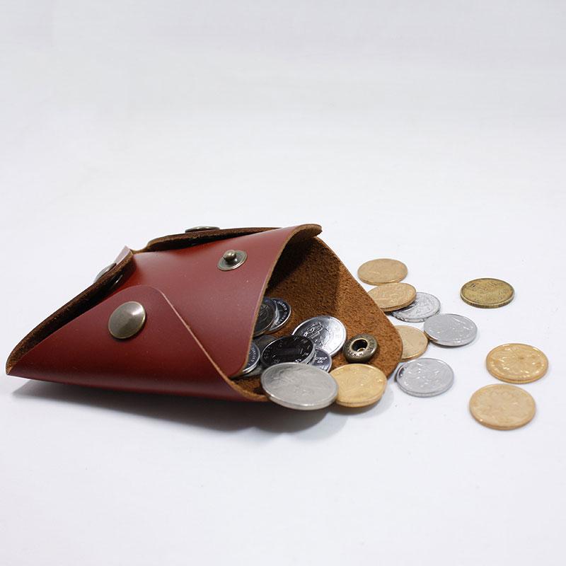 HANDMADE LEATHER CUTE Square Women Coin Change Holder Pouch PERSONALIZED MONOGRAMMED GIFT CUSTOM Coin Wallet Holder