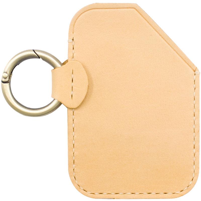HANDMADE LEATHER CUTE Women CARD Holder Keychain PERSONALIZED MONOGRAMMED GIFT CUSTOM Wallet Card Holder keyring