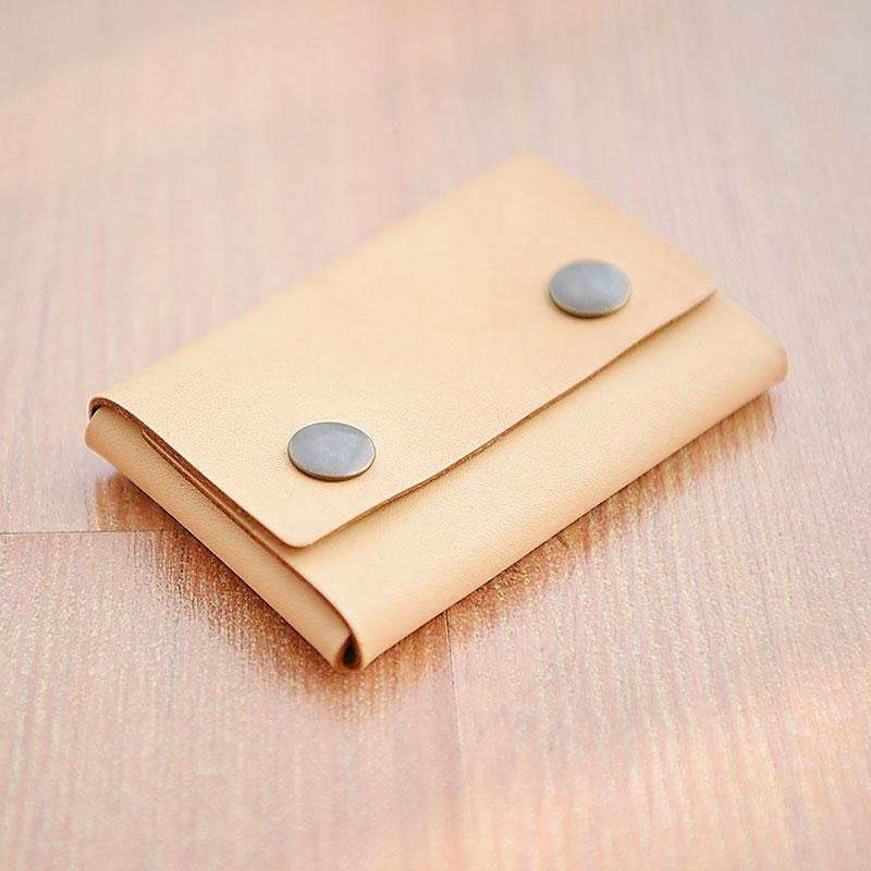 HANDMADE LEATHER CUTE Women Card Change Holder Pouch PERSONALIZED MONOGRAMMED GIFT CUSTOM Coin Wallet Holder
