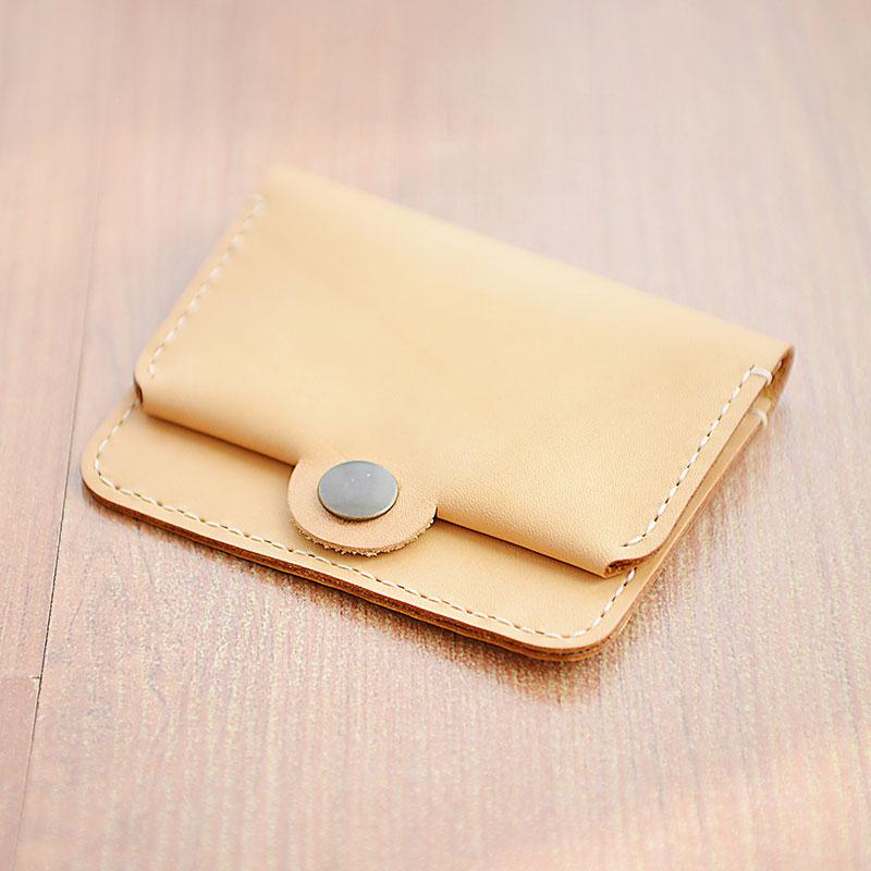 HANDMADE LEATHER CUTE Women Card Change Holder Pouch PERSONALIZED MONOGRAMMED GIFT CUSTOM Coin Wallet Holder