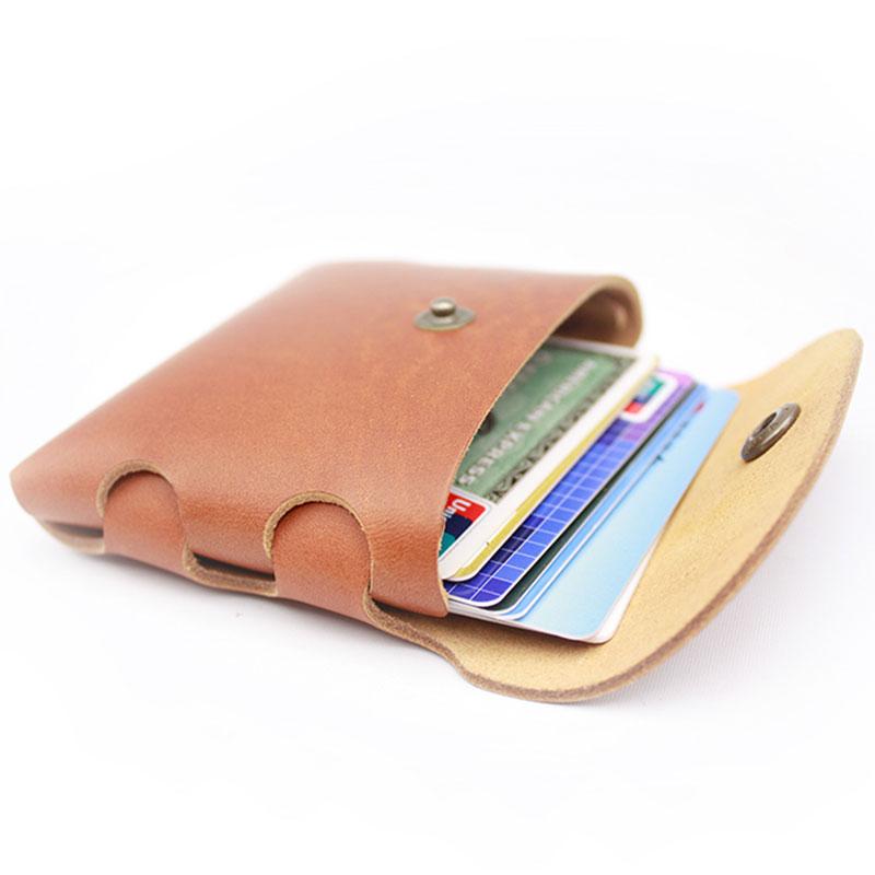 HANDMADE LEATHER CUTE Women Card Change Holder Pouch PERSONALIZED MONOGRAMMED GIFT CUSTOM Coin Wallet Holder