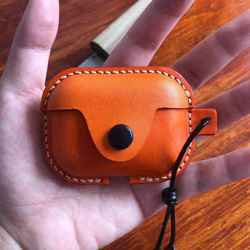 Case Air Pod Pro Custom Leather, Apple Airpods Case Leather