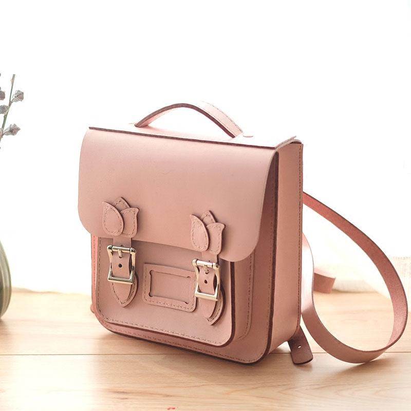 Handmade Leather Cute Backpack Bag Satchel Purse Personalized Monogrammed Gift Custom Satchel Bag Purse Backpack Bag Purse