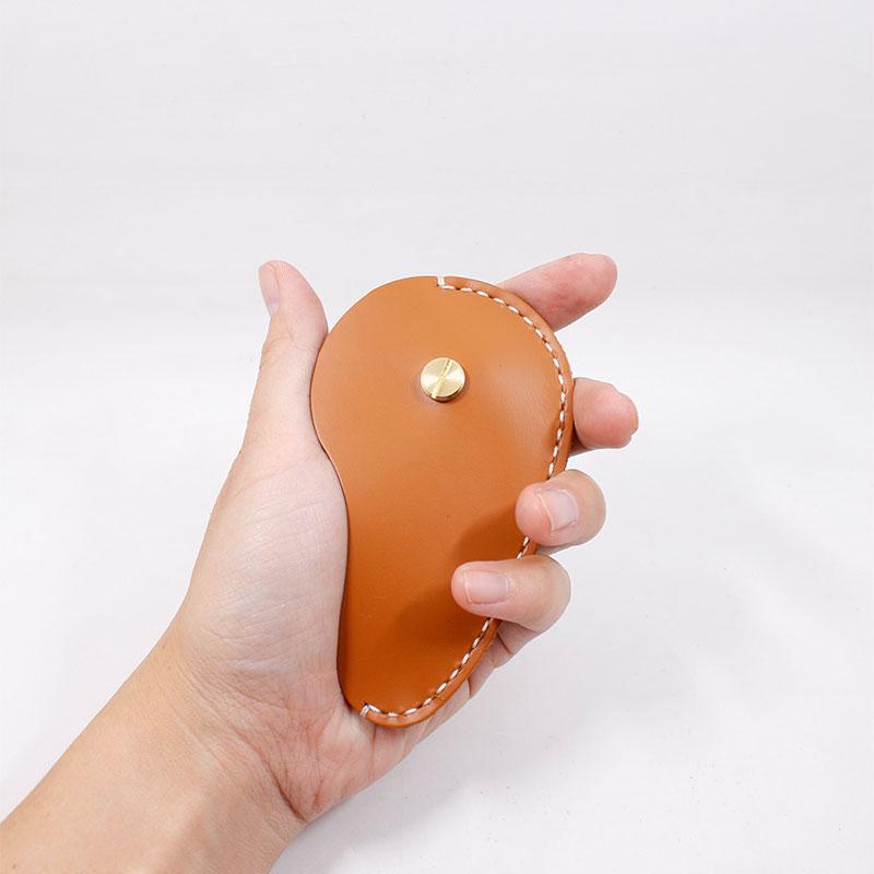 Handmade Leather Cute Keyring Key Holder Women Personalized Monogrammed Gift Custom Wallet Women Keyring Key Holder