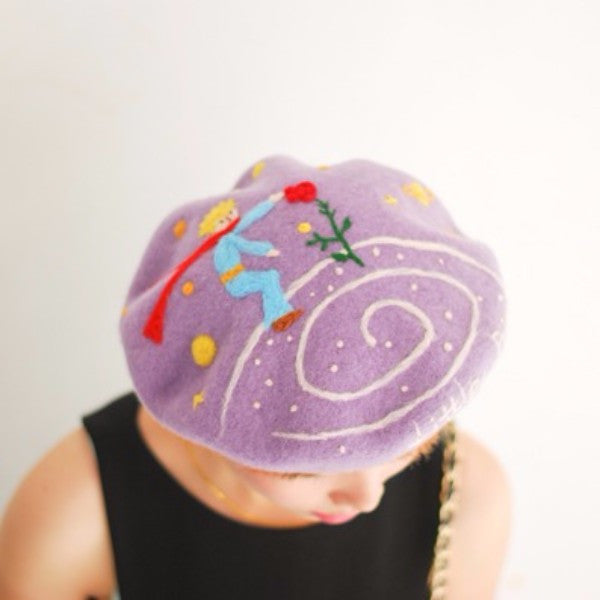 Handmade felted needle felted The Little Prince wool Hat  display picture 1