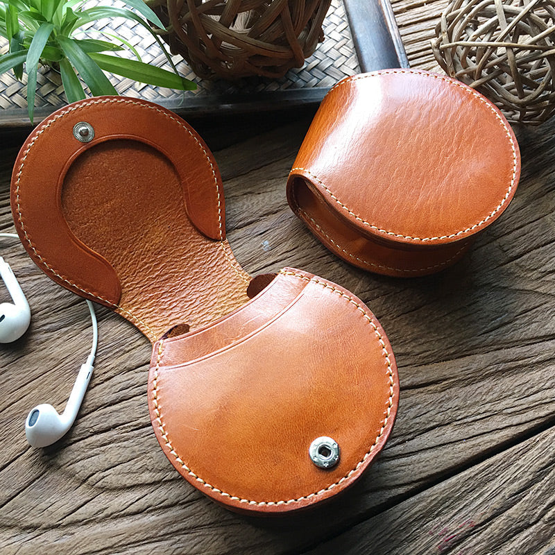 Leather Pattern Leather Coin Wallet Pattern Horseshoe Coin Pouch