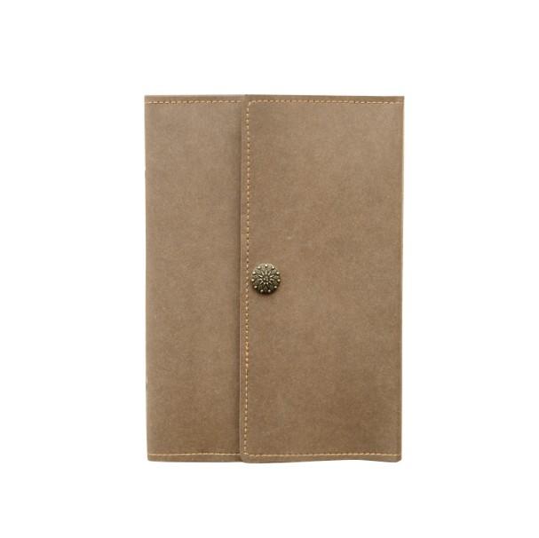 Kraft Paper Notebook Journal A5/A6 Loose-Leaf Travel Book Personalized Monogrammed Gift Custom Women Cute Journal