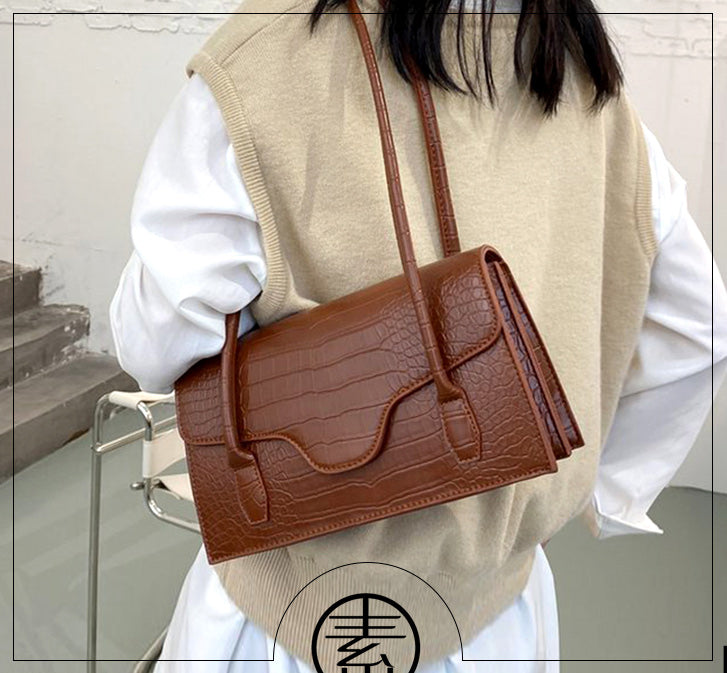 Leather Patterns Womens Leather Baguette Shoulder Bag Pattern