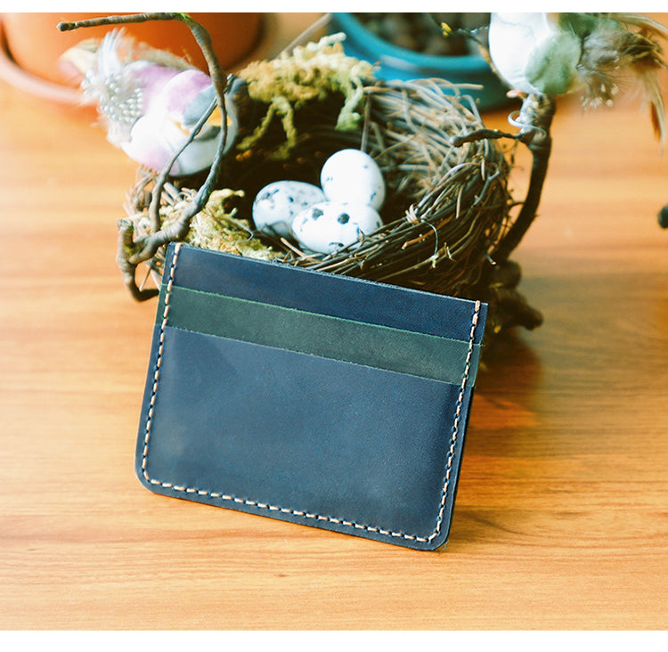 leather card sleeve template Leather Business Card holder PDF Pattern. Template of pocket mini Card Holder. Leather crafting Template