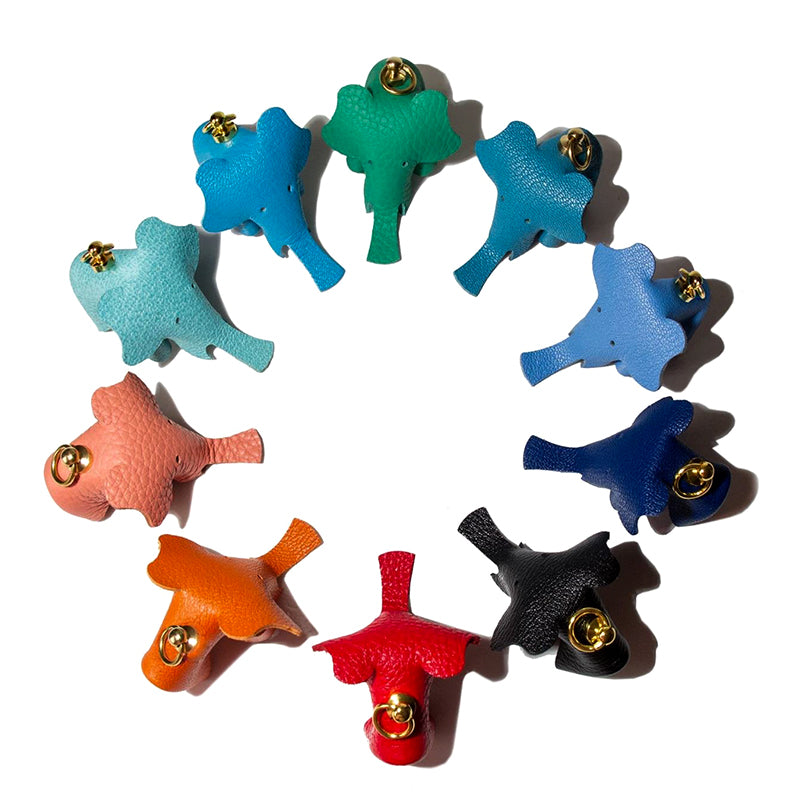 Leather Pattern Leather Elephant Pattern Key Charm Leather Craft Patte