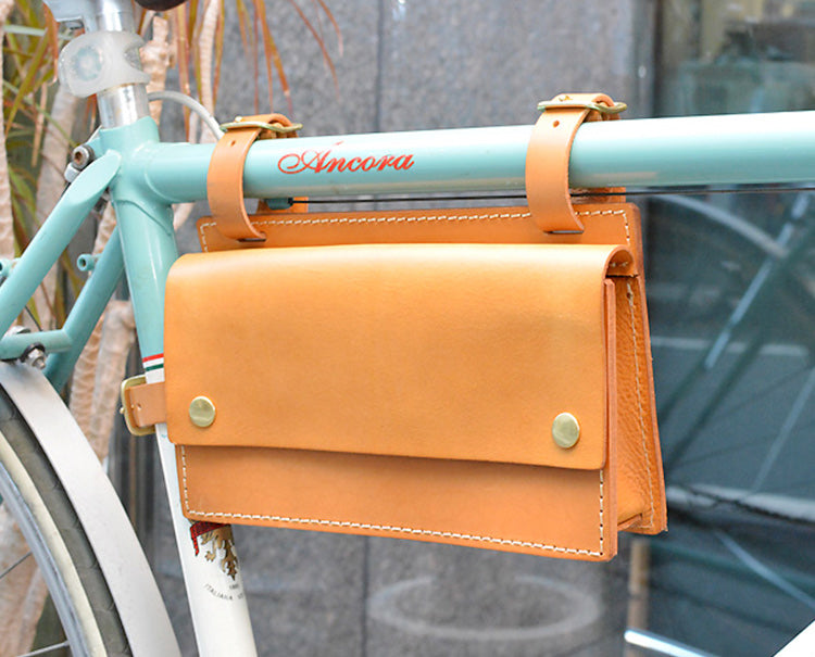 bicycle backpack leather Leather Mens Bike Bag Pattern Leather Pattern Bicycle Pouch Leather Cr –  Feltify