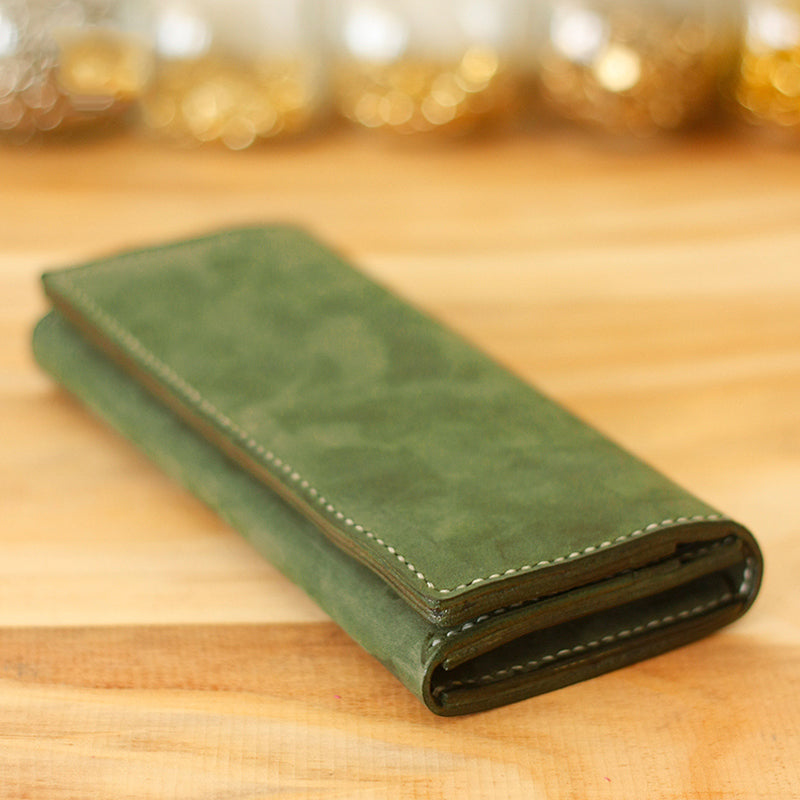 Leather Pattern Leather Small Wallet Pattern Buckle Women Wallet Leath –  Feltify