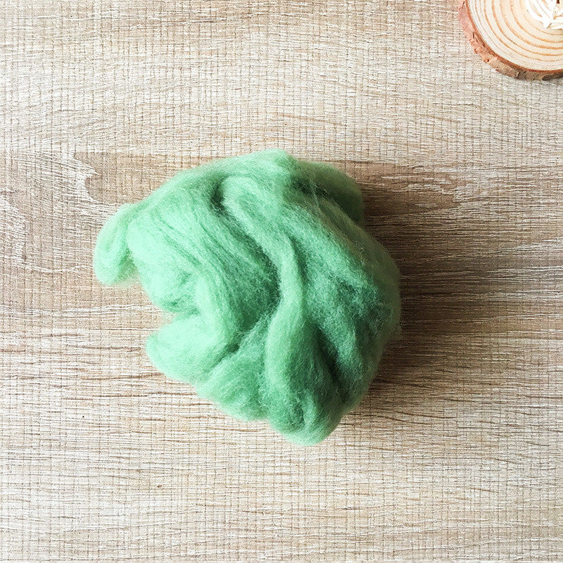  Dimensions Blue Green Wool Roving for Needle Felting, 3 pack,  45g, 8 x 6 x 1.5 : Arts, Crafts & Sewing