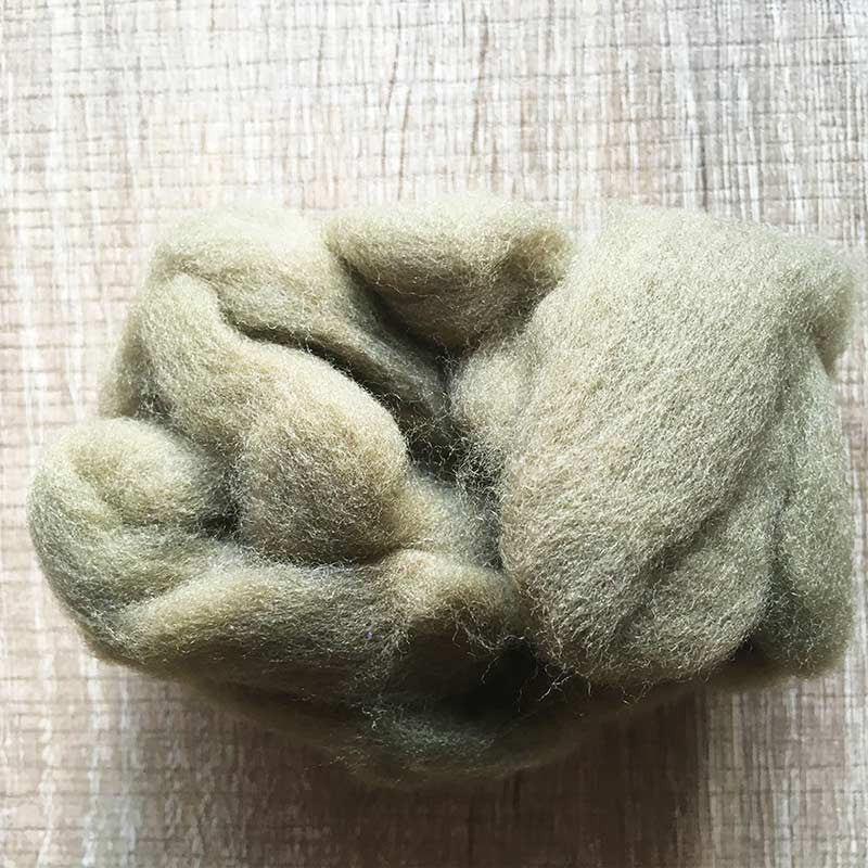 Needle felted wool felting flax wool Roving for felting supplies short fabric easy felt