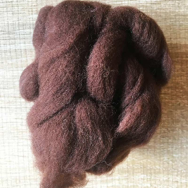 Needle felted wool felting tan wool Roving for felting supplies short fabric easy felt