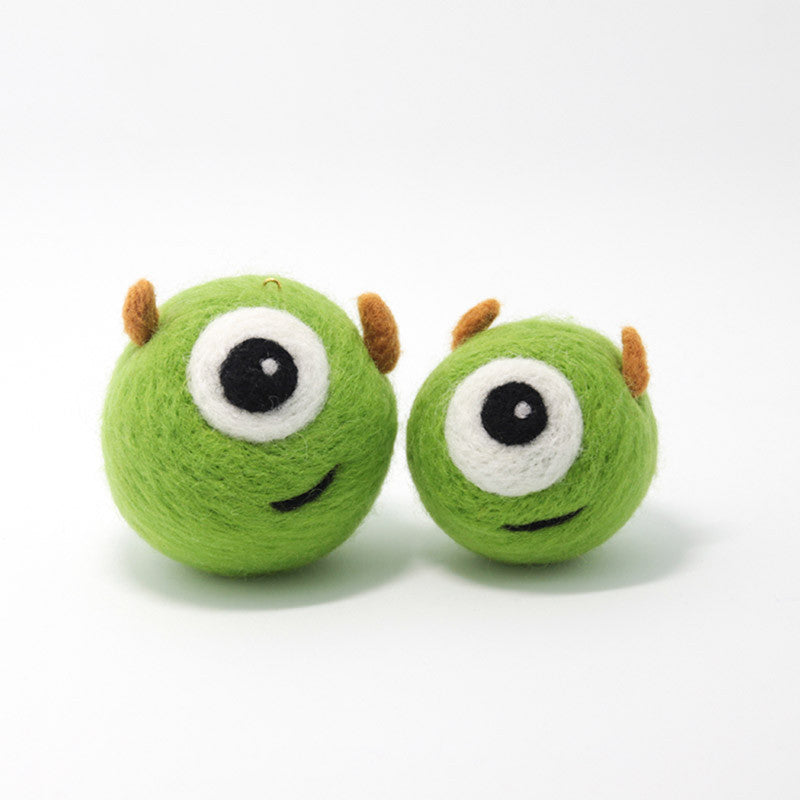 needle felting monsters Needle Felting Felted Crafts Green Monster Happy Couples