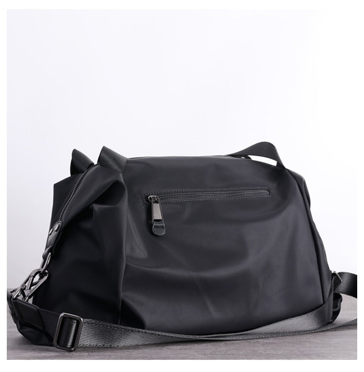 best nylon travel crossbody bag Black Nylon Crossbody Bag Womens Nylon Travel Bag Nylon Duffle Bag for –  Feltify