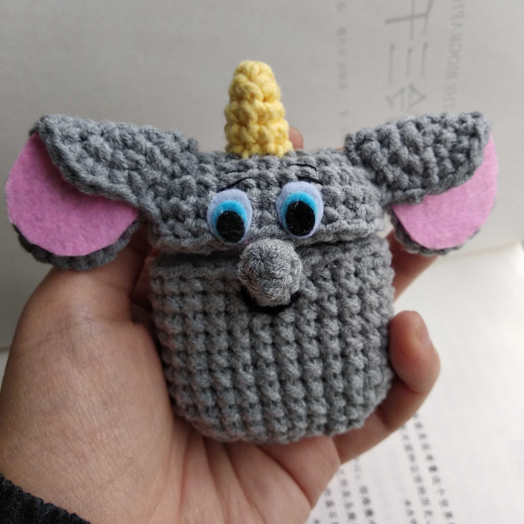 Girl's Cute AirPods 1/2 Cases Dumbo Handmade Hamburger AirPods Pro Case Dumbo Airpod Case Cover
