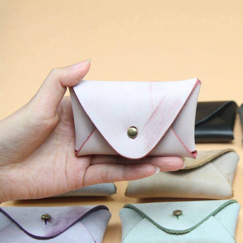 Cute DIY Leather Access Card Holder Kits DIY Leather Project DIY Leath –  Feltify