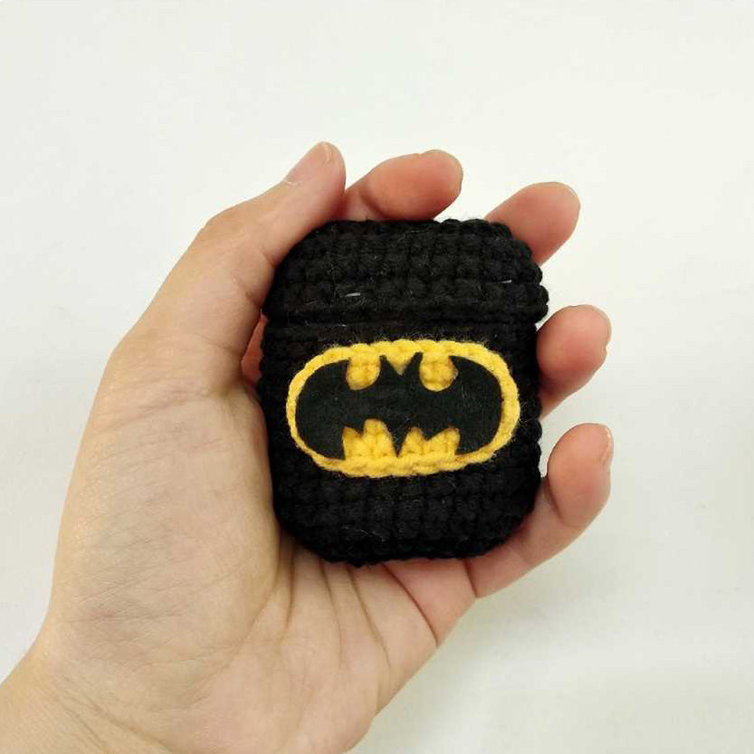 Girl's Cute AirPods 1/2 Cases Batman Handmade AirPods Pro Case Black Airpod Case Cover