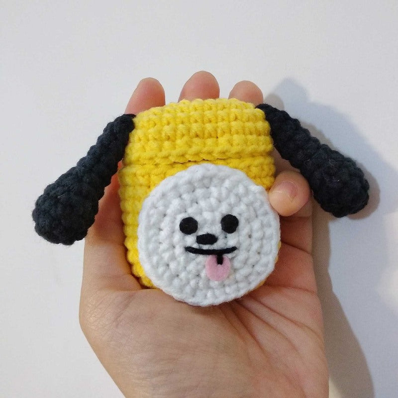 Girl's Cute AirPods Pro Cases Knit Chimmy Handmade Kawaii AirPods 1/2 Case Chimmy Airpod Case Cover