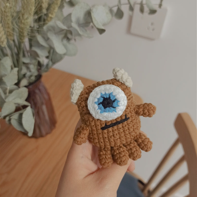 Girl's Cute Octopus AirPods 1/2 Cases Handmade Crochet Octopus AirPods Pro Case Airpod Case Cover