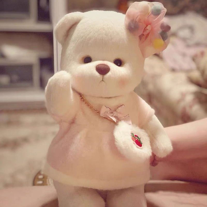 The Best Teddy Bear With Pink Dress Doll Cos Stuffed Bears Toy Christmas Gifts for Her / Girlfriend Mom Kids