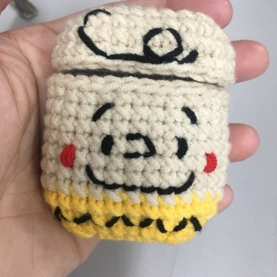 Girl's Cute AirPods 1/2 Cases Charlie Brown Handmade Kawaii AirPods Pro Case Charlie Brown Airpod Case Cover