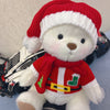 The Best Christmas Teddy Bear Doll Christmas Stuffed Bear Toy Christmas Gifts for Her / Girlfriend Mom Kids