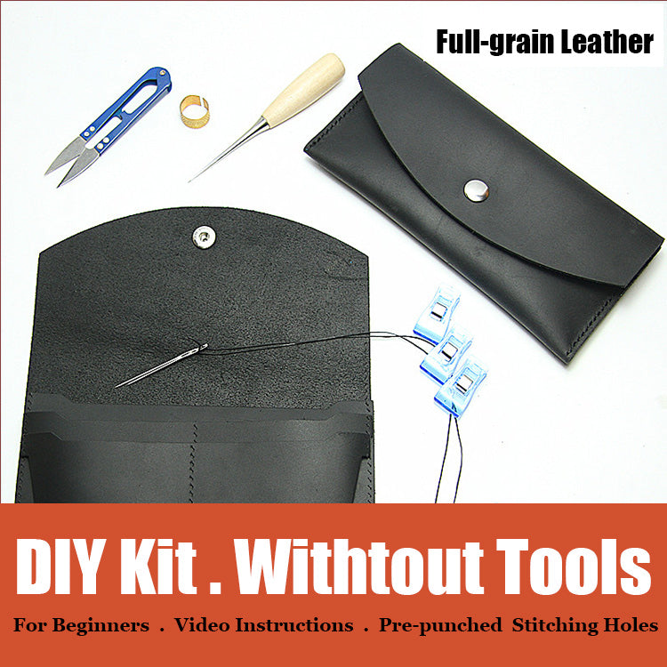 DIY Leather Wallets Kit DIY Leather Projects DIY Minimalist Leather Wallet DIY Leather Womens Wallet Kit