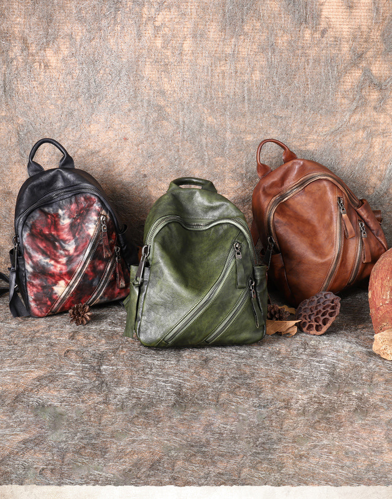 best ladies leather backpack purse Vintage Leather Rucksack Bag Womens Best School Backpack Ladies Leather  Backpack Purses