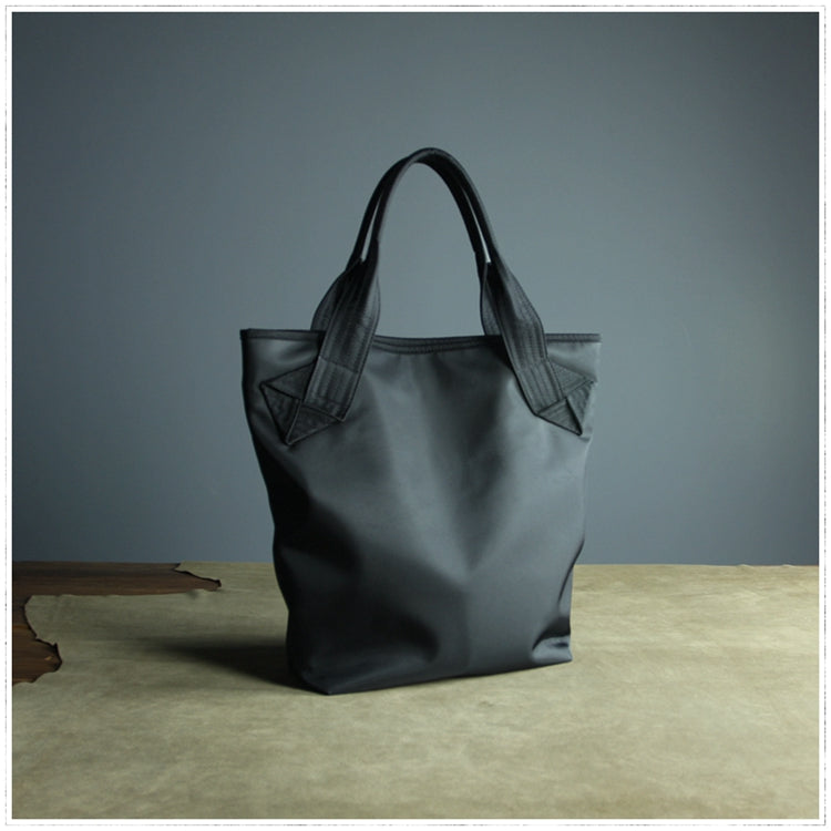 Womens Black Nylon Shoulder Tote Bags Best Black Nylon Tote Handbag Shopper Bags Purse for Ladies