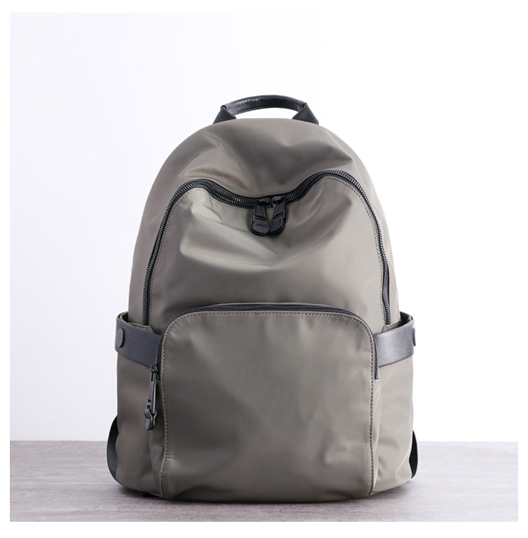 Fashion Check Pattern Backpack Pu Leather Travel Satchel - Temu