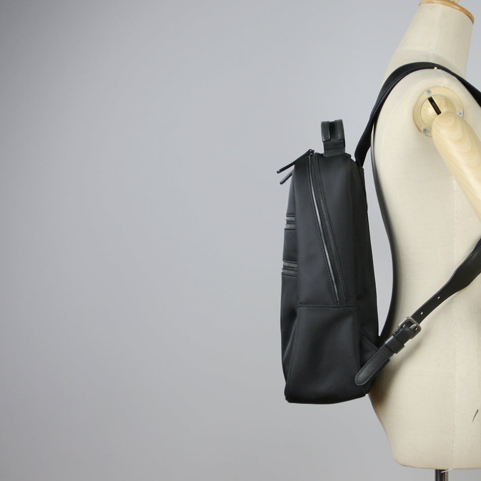 Womens Nylon Backpack Bag Black Best Satchel Backpack Nylon School Rucksack for Ladies