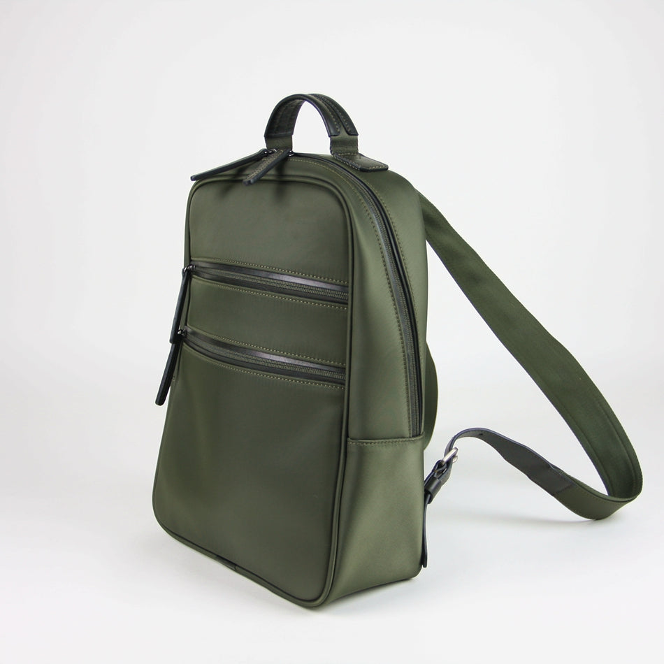Womens Nylon Backpack Bag Green Best Satchel Backpack Nylon School Rucksack for Ladies