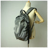 Womens Nylon Large Backpack Bag Dark Gray Nylon Travel Backpack School Rucksack for Ladies