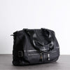 Womens Nylon Leather Travel Shoulder Handbags Womens Black Nylon Gym Purse Nylon Work Handbag Purse for Ladies