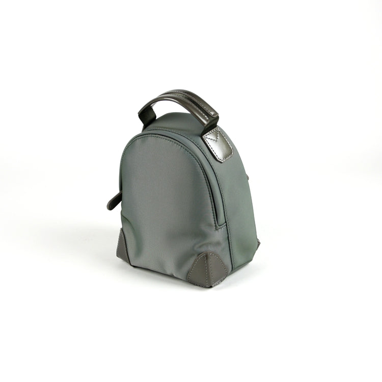 Mini Backpack Crossbody in Light Gray For Women T Mini Grey Crossbody Backpack: Chic Small Travel Bag - Etsy main image 2