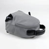 Womens Nylon Small Backpack Bag Light Gray Convertible Crossbody Bag Nylon Backpack Shoulder Bag for Ladies