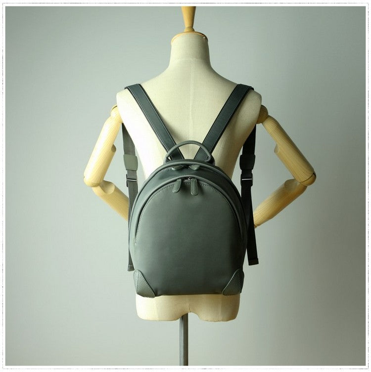 Womens Nylon Small Backpack Bag Dark Gray Best Mini Backpack Purse Nylon Rucksack for Ladies